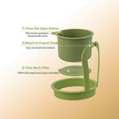 SinkSnap Press-Fit Sink Drain Basket - Buy 1 Get 1 Free