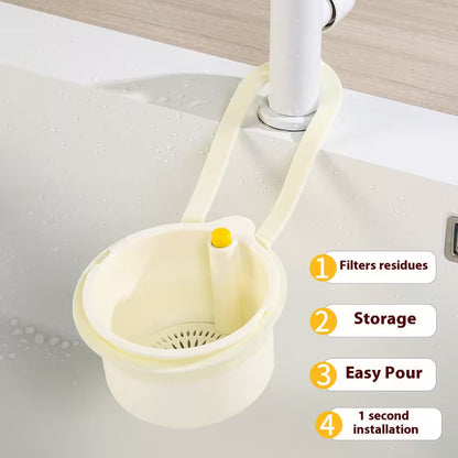 SinkSnap Press-Fit Sink Drain Basket - Buy 1 Get 1 Free