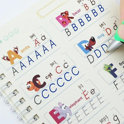 SANK MAGIC PRACTICE COPYBOOKS FOR KIDS – ALPHABET, NUMBERS, DRAWING & MATH – AGES 3+