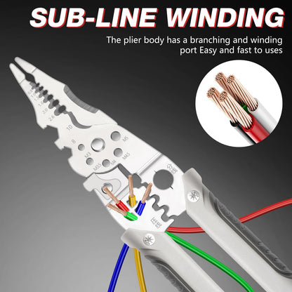 Multifunctional 8-in-1 Nail Breaker Pliers & Multi-Tool